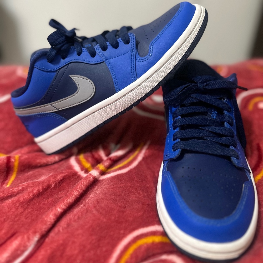 Nike Jordan blue and grey